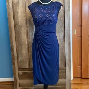 Roz&Ali blue elegant formal dress
